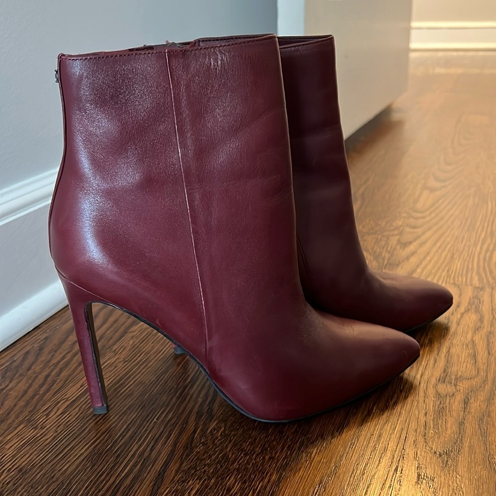 Sam Edelman almond toe heeled booties
